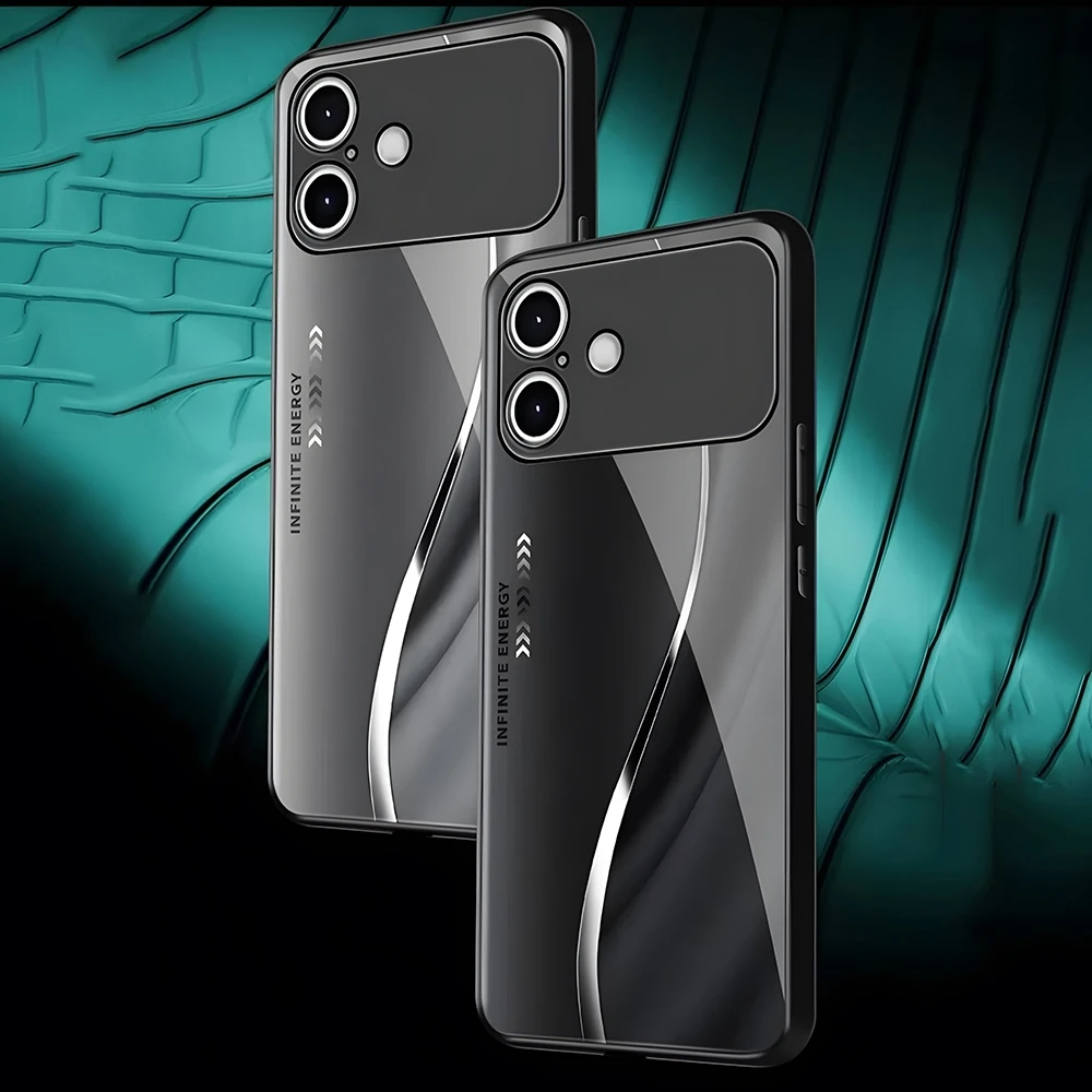 Y-YamAha-a حافظة لهاتف آيفون 17 برو ماكس 16 15 14 برو ماكس 13 11 X Xs Xr 8 7Plus غطاء زجاجي