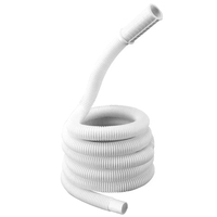 Flexible Air Conditioner Drain Hose - Washing Machine Faucet Connector - Thick PE Anti-Leak Water Pipe for Bathroom/Kitchen