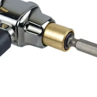 

90 Degree Right Angle Drill Adapter Self Locking 1/4 Inch Hex Shank Corner Attachment For For Impact Driver Work In Tight Spaces