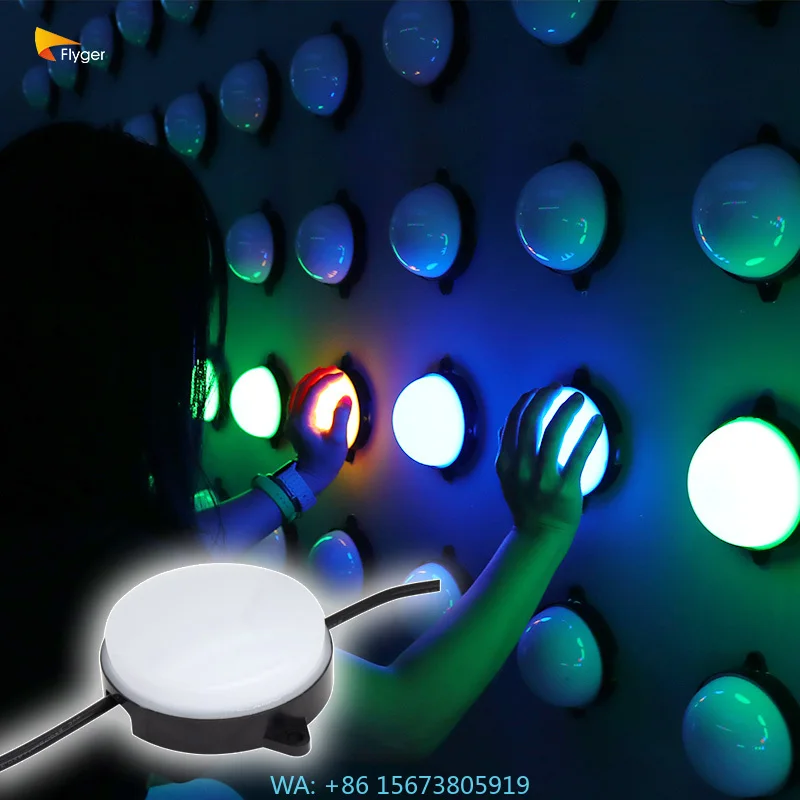

Интерактивная игровая панель с кнопками и RGB LED-подсветкой: увлекательная настенная игра для активных детей и сенсорного развития