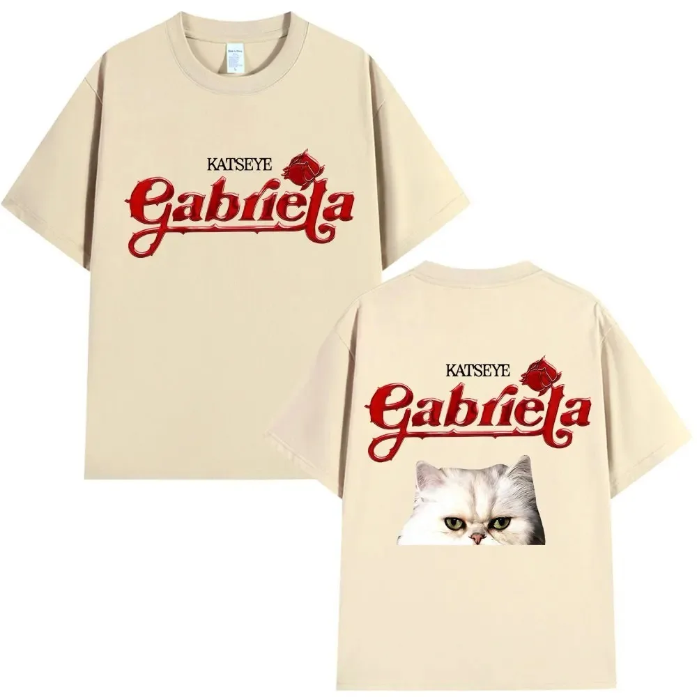 KATSEYE Gabriela Tour 2025 Grafik-T-Shirts Mode Hip-Hop Vintage Herren Damen T-Shirt Mode Harajuku Kawaii Y2K Kleidung – Detail 8