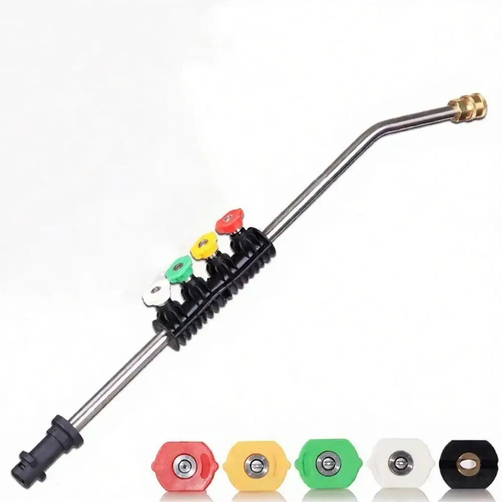 60Cm Pressure Washer Wand Accessory For Karcher K2 K7 Power Cleaner Spray Lance Attachment Stainless Steel Car Washer
