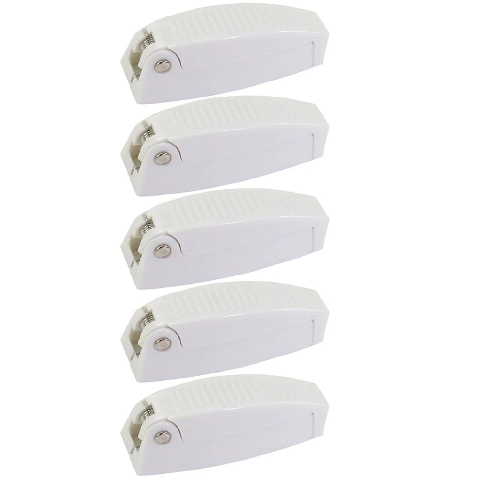 

5Pcs Rv Baggage Door Clips Strong Plastic Durable Spring Loaded Latch Holder for Camper Travel Trailer Motor Home