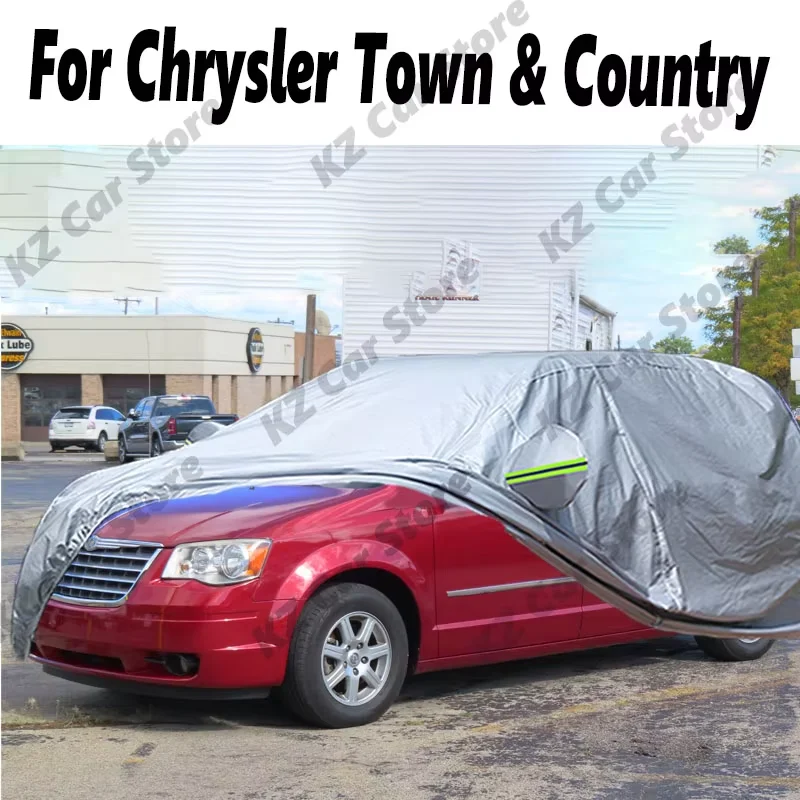 

Outdoor Car Cover Waterproof MPV Anti-UV Sun Shade Rain Snow Dust Ice Resistant Cover For Chrysler Town & Country