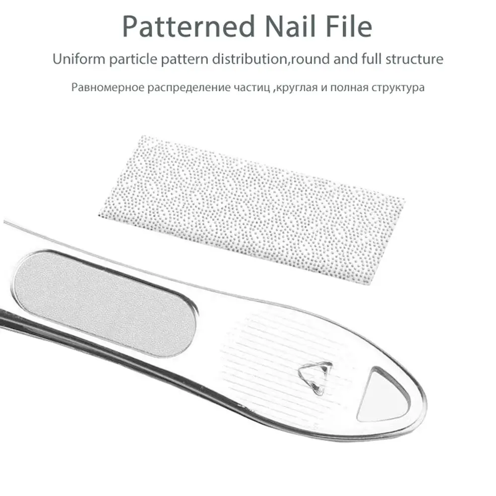 Tijeras para uñas con apertura de mandíbula ancha, herramienta de manicura, cortaúñas plegables, con forma de bisel duro y grueso de acero inoxidable