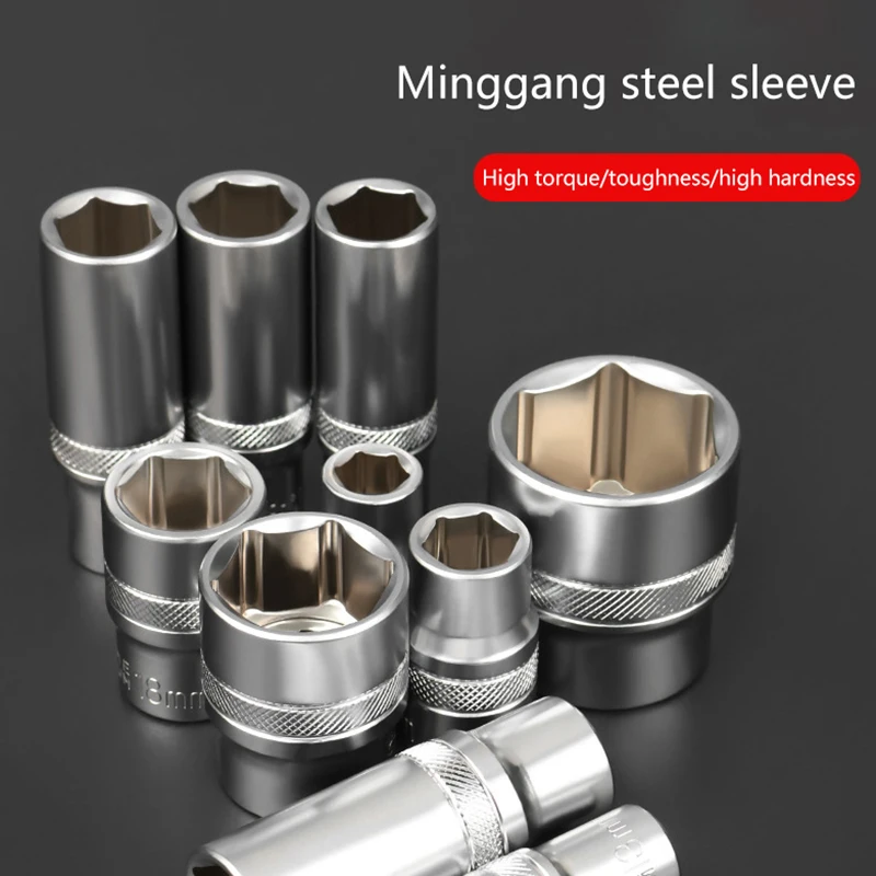 Altıgen Soket Anahtarı Başlık Seti Soket Derin Somun Sürücü Kol Anahtarı Uç Cırcır Aracı