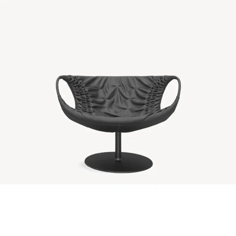 Modern simple and stylish seat empty pleated leisure chair Internet celebrity same butterfly chair
