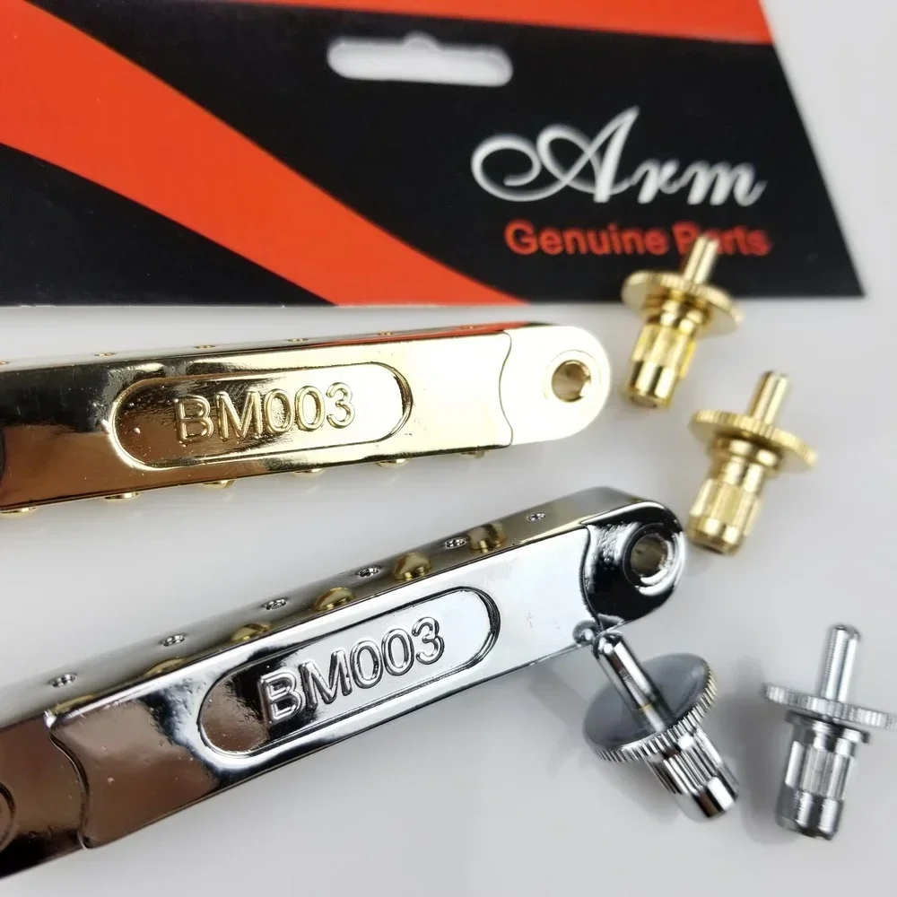 Tune-O-Matic Roller Saddle Electric Guitar Bridge For LP SG Guitar Chrome Silver Gold 4.2MM post hole MADE IN KOREA