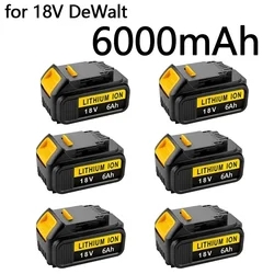 for DeWalt 18V Battery Tools 6.0Ah DCB200 DCB184 DCB181 Replacement Li-ion Battery for DeWalt MAX XR power tool lithium Battery