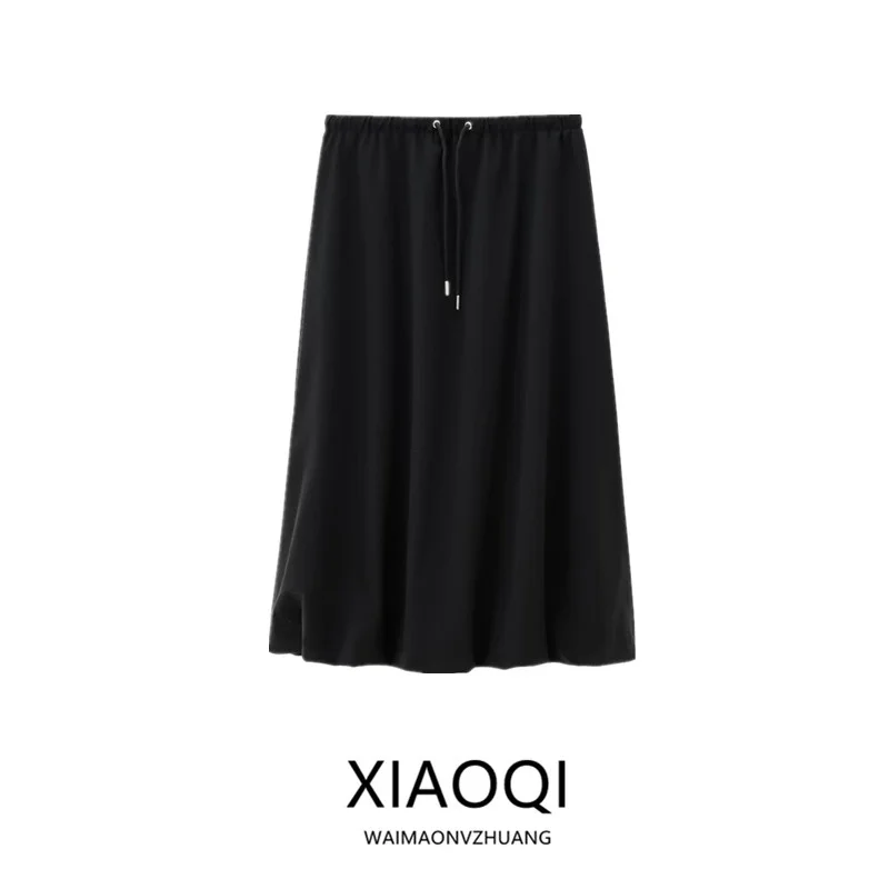 

Fall 2024 Ele Long Ball Gown Sle Women's Skirt Versatile Midi Skirt New Arrival Faionable Ladies' Premium Skirts