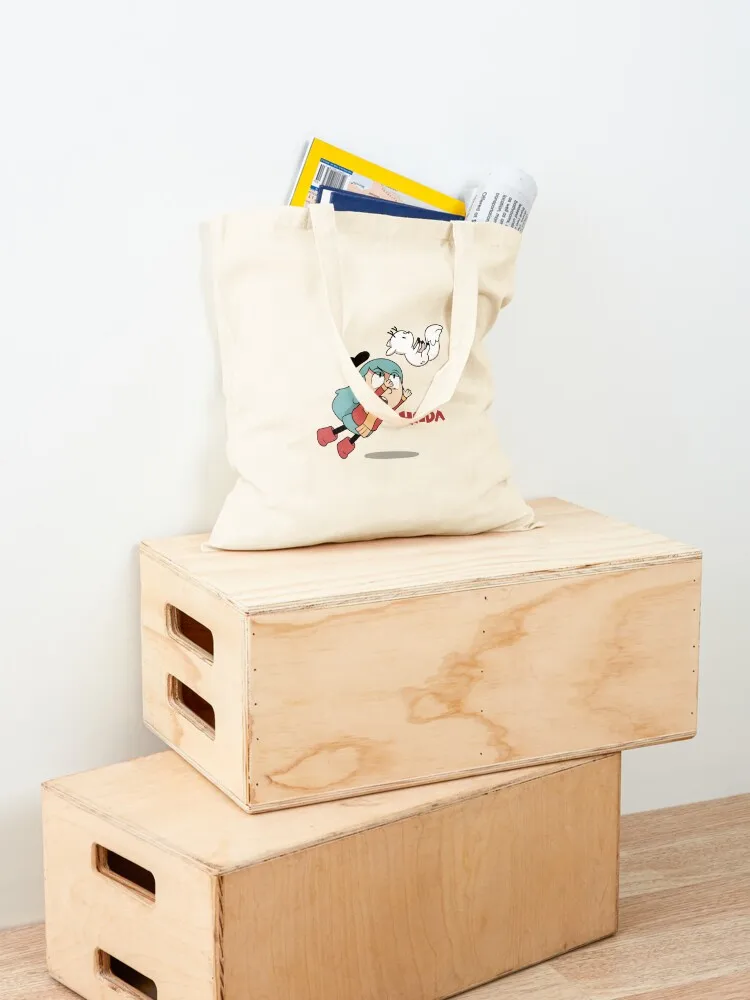 Hilda with cat Tote Bag the tote Big women men's university