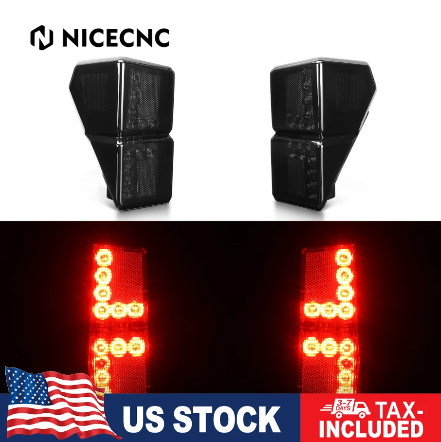 

For Polaris Ranger 1000 XP Crew UTV Rear Brake Tail Lights or Smoked Black Stop light For Ranger Crew XP 1000 EPS OEM2413766