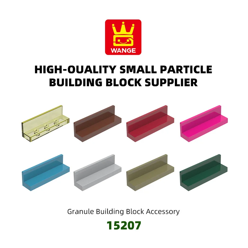 

WANGE 109Pcs/Lot 15207 Four holes at the back of the bench Loose parts Compatible with Building Blocks DIY Toy Assembly Storage