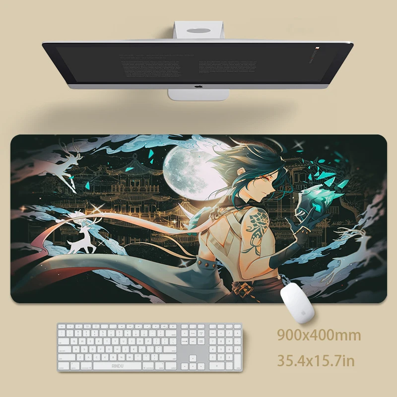 

Mousepad Genshin Impact Mouse Pads Large Mouse Mat Natural Rubber Keyboard Mat PC Mat Desk Pad Mouse Mat Mouse Pad Mouse Mats