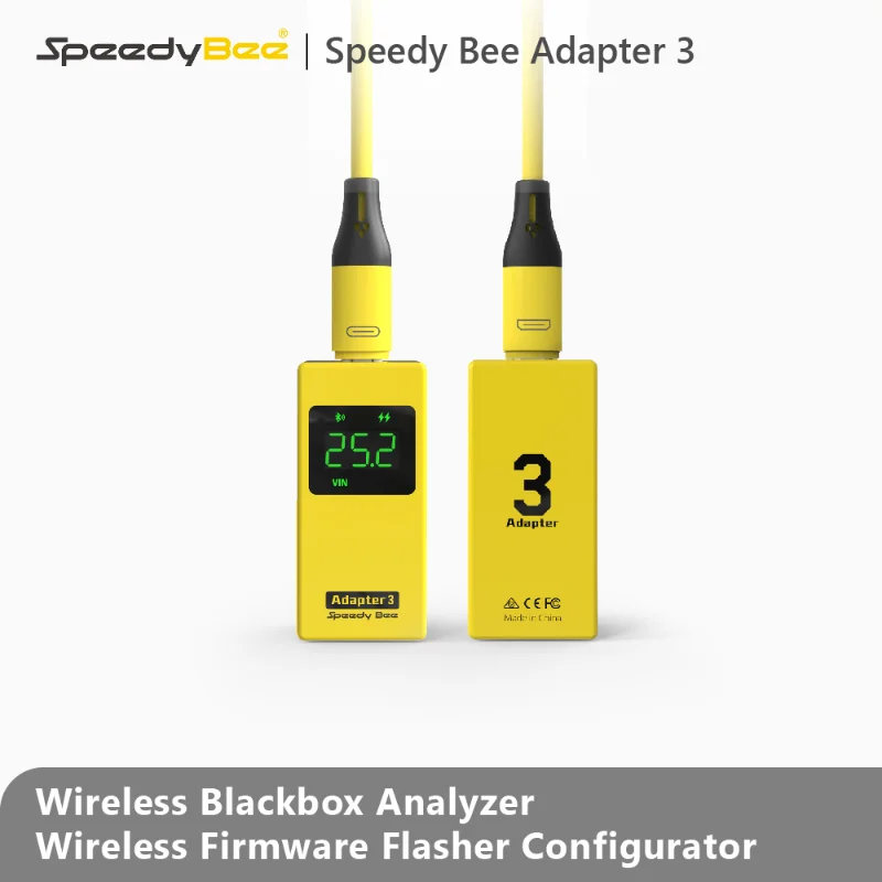 Adapter SpeedyBee 3 wbudowany Bluetooth i Blackbox Downloader z 8-bitowym BLHeli_S ESC Firmware Updater