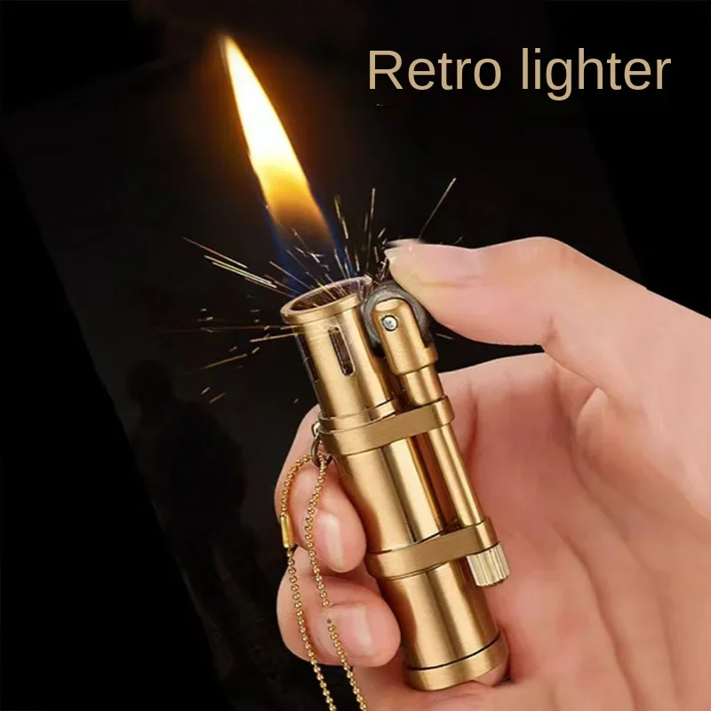 Metal Torch Lighthouse Shape Kerosene Windproof Lighter Creative Collectibles Nautical Peripheral Model Kerosene Machine