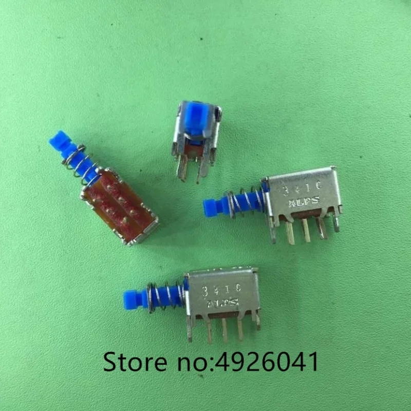 2PCS ALPS SPPJ320600 self-locking switch 6-pin push switch with dual lock