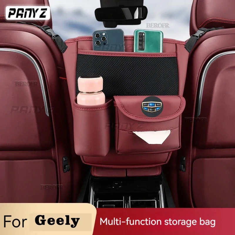 For Geely Emgrand Atlas Coolray EC7 EC8 Gs GC2 GC5 GC6 GC7 GX2 1Pcs Car Seat Back Organizer Box Multi Function Storage Bag