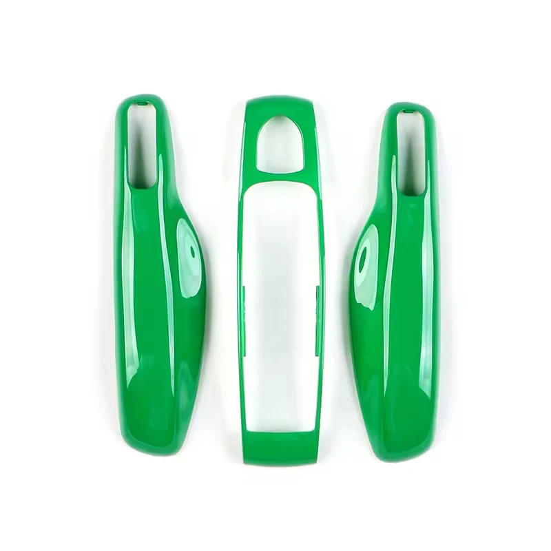

Car Key Case Python Green Remote Fob Shell Cover for Porsche Panamera Macan Cayenne 718 911 Cayman Boxster Taycan