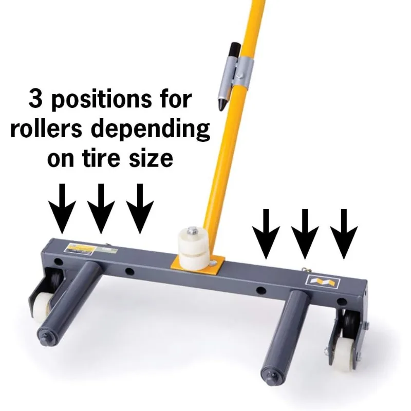 Rolling Wheel Dolly for Changing Car,Tire Lift for Large and Small Vehicles, 3 Roller Positions,home.