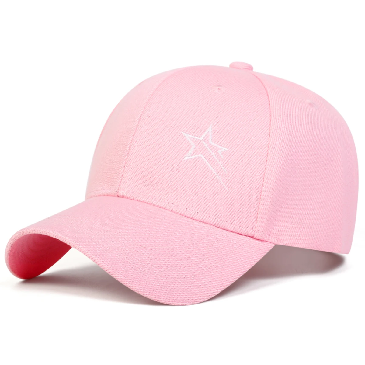 للجنسين الخماسية نجمة التطريز قبعات البيسبول ربيع الخريف في الهواء الطلق قابل للتعديل قبعات عادية قبعة واقية من الشمس #4