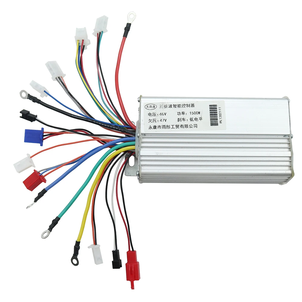 60V 1500 72v2000 Brushless Hub Motor DC Controller BLDC Controller 60 Voltage 1500 Watts for Electric Scooter Tricycle Harleyy