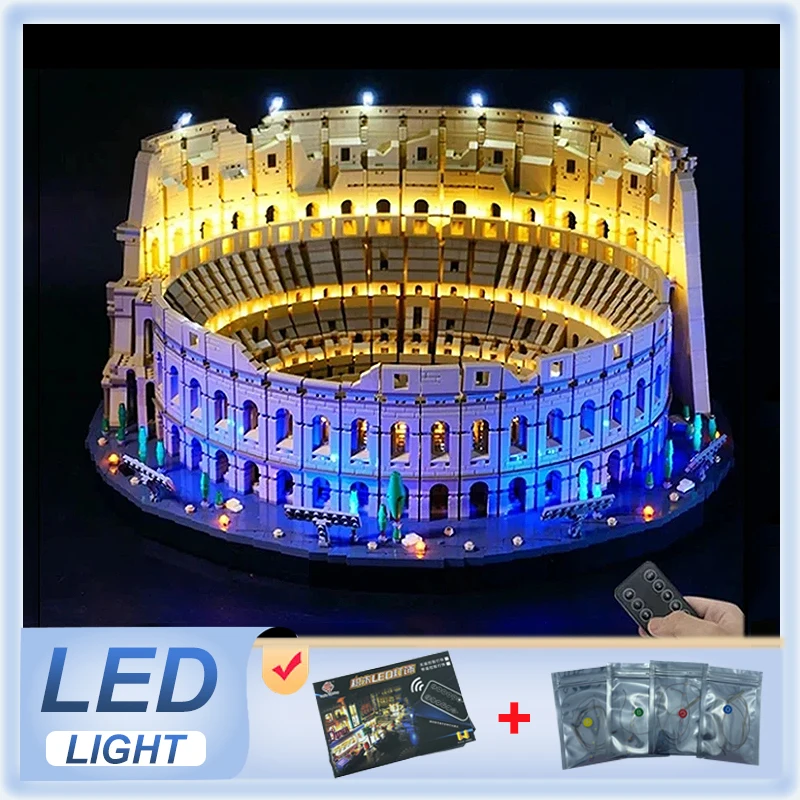 DIY RC LED Light Kit For LEGO 10276 Colosseum   (Only LED Light,Without Blocks Model)