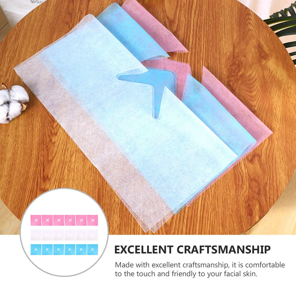 

300pcs Hole Towel For Face Massage Disposable Massage Sheet Face Cushion Cover Rest Cradle Mat Spa Beauty Salon Supply