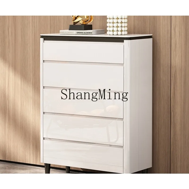 

ZHB simple chest cabinet five buckets drawers bucket kitchen living room storage bedroom bedside storage cabinet locker