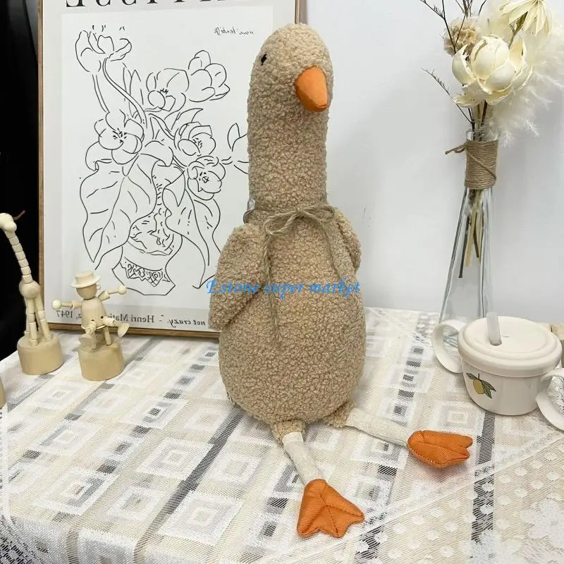 

090B Stuffed Animal Chicken for Doll Baby Teething Toy Poseable Dolls Girl Boy Xmas G