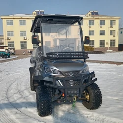 Coche de Golf eléctrico con batería de litio, Scooter de 4 asientos, 2 + 2 asientos, 48V, 72V, 5% W, todoterreno, 4000 de descuento, aprobado por la CE