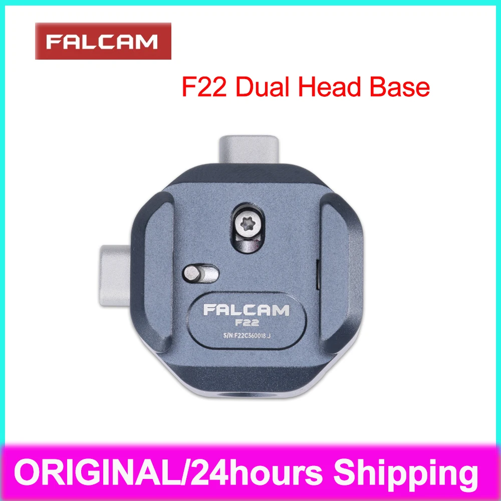 FALCAM F22 Dual Head Base F22A3805 with F22 Quick Release mount for video transmitter Monitor Accessories