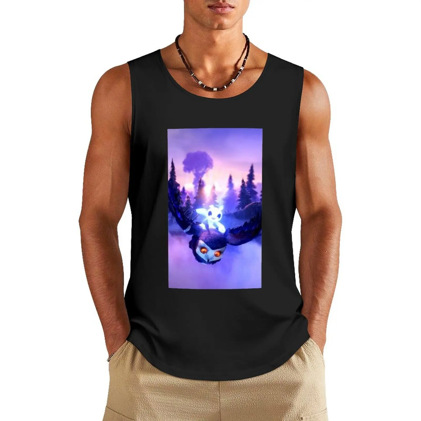 

ori and the blind forest Premium Tank Top singlet for men Men's t-shirt Men's sleeveless t-shirt