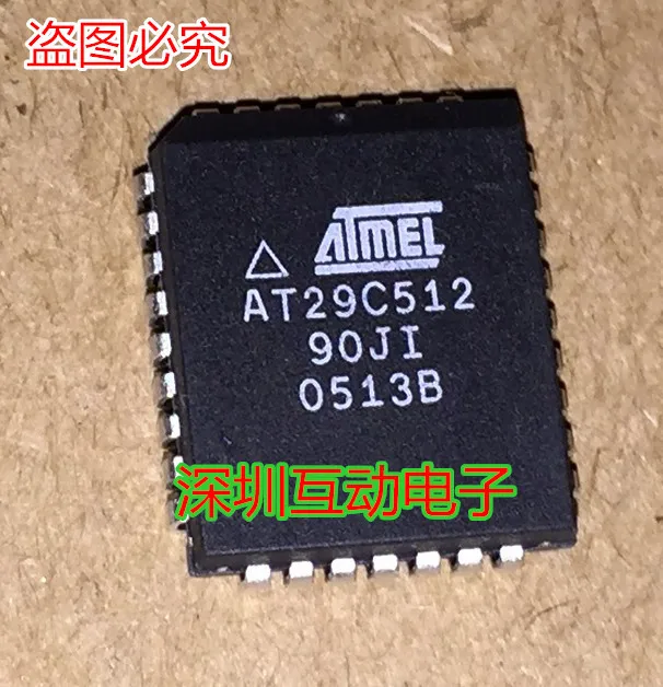 Free shipping   AT29C512-90JI AT29C512-12JI ATME PLCC32     10PCS