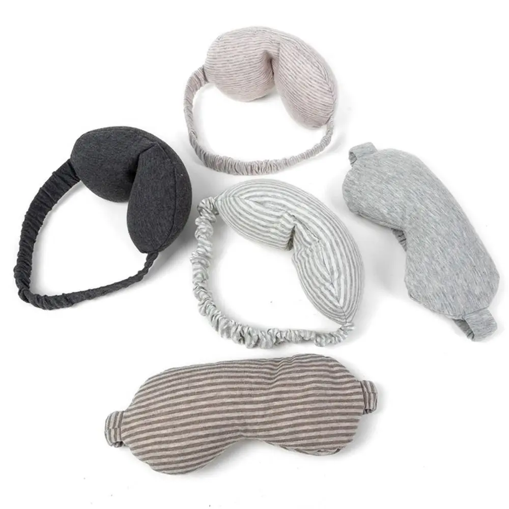 New Memory Foam 2 in 1 Neck Pillow Cotton Adjustable Travel Pillow Sleeping Mask for Women and Men