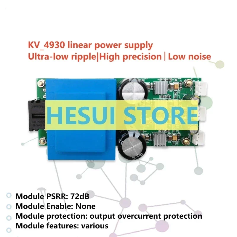ACDC linear power supply 220V to positive and negative voltage dual power supply 1mV ultra-low ripple dedicated to precision amp