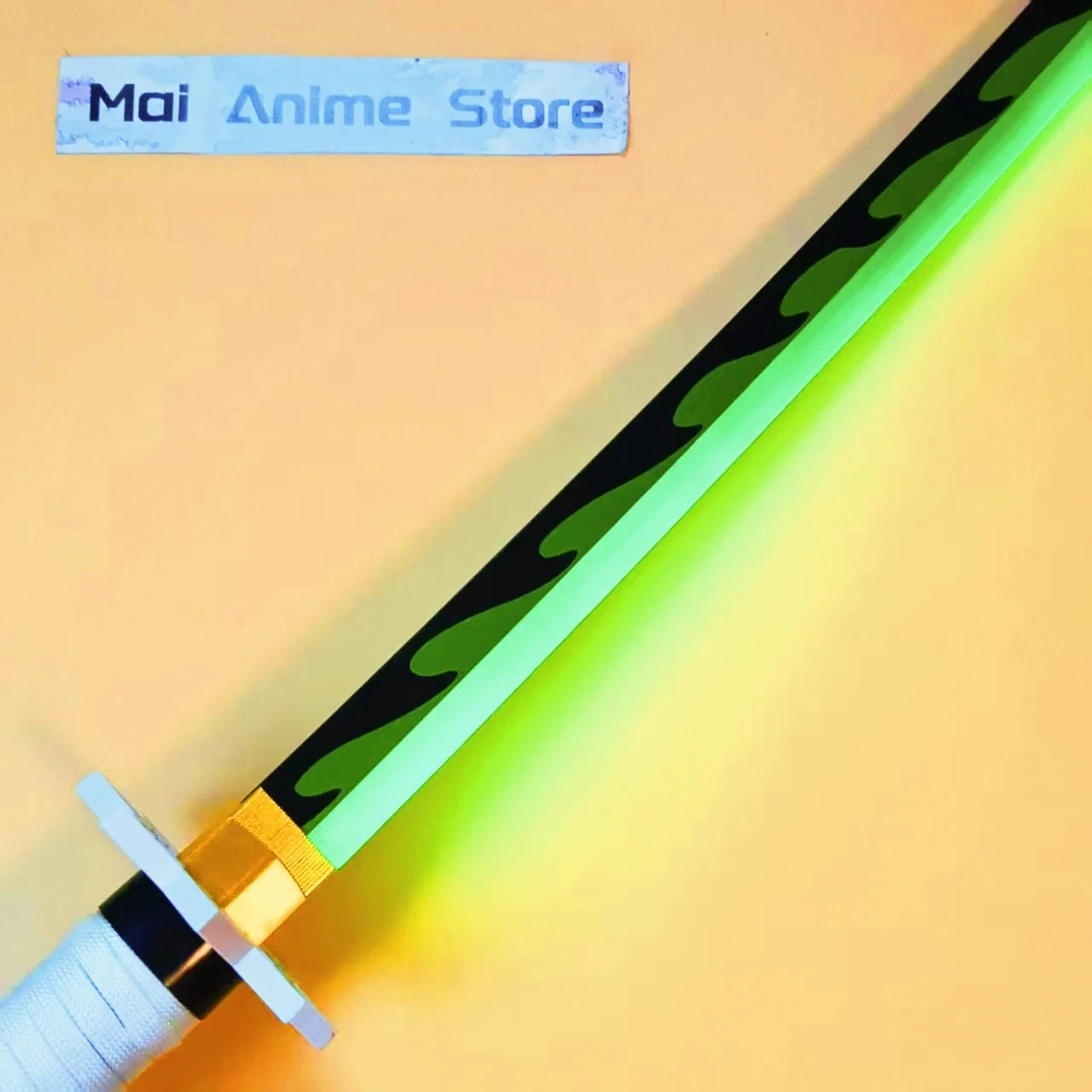 40 بوصة مضيئة كاتانا صابر مع Led مشرق اليابانية ضوء السيف الحجم الحقيقي اليابانية كاتانا أنيمي تأثيري الدعامة لعبة غير حادة هدية #3