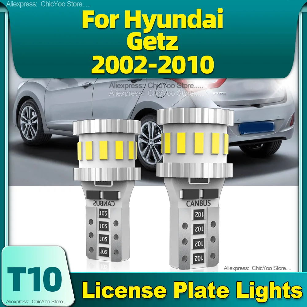 

T10 Led Lights W5W 18SMD Canbus Car License Plate Lamp 12V For Hyundai Getz 2002 2003 2004 2005 2006 2007 2008 2009 2010