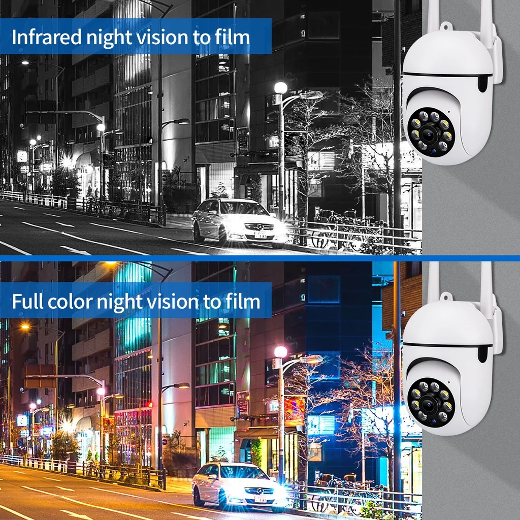LLSEE 2.4G+5G 3MP WiFi Camera Outdoor 4X Digital Zoom AI Human Detection Wireless Camera Security Monitoring CCTV IP Camera