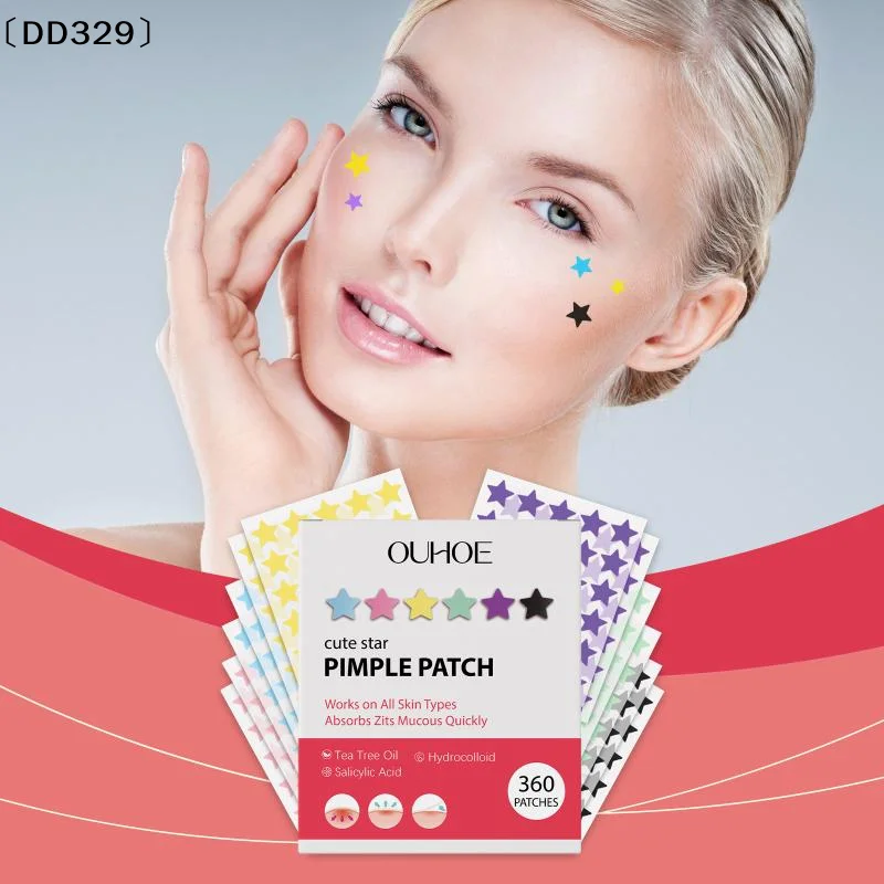 Star Shaped Hydrocolloid  Patches Invisible Pimple Beauty Cover Spot Clear Concealer Waterproof Marks Sweat-Proof〔DD329〕