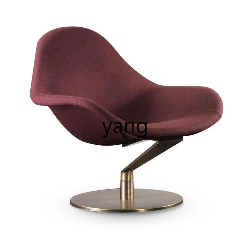 

Yjq Special-Shaped FRP Stainless Steel Rotatable Armchair Light Luxury Ceiling Armchair Sales Office Hotel