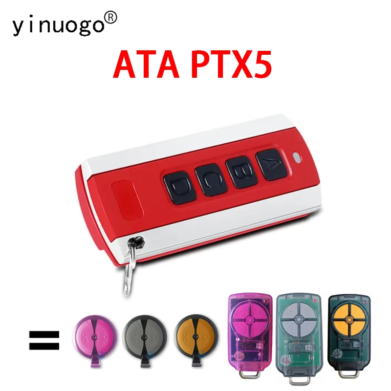 

ATA PTX5 Garage Remote Control PTX2 PTX 2V1 2V2 5V1 5V2 Garage Door Control Opener 433MHz Rolling Code