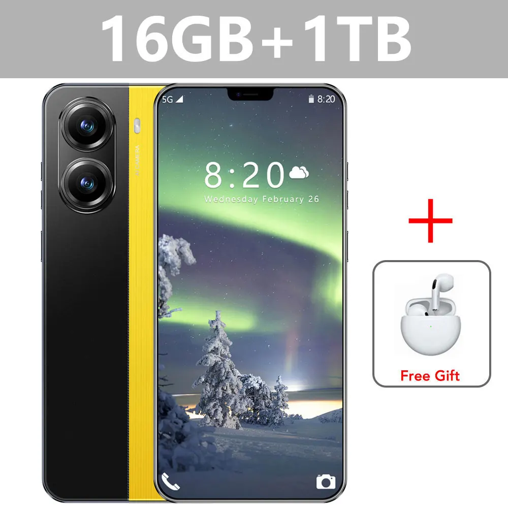 2026 Nieuwe X7 Pro Smartphone 7.0'' HD Originele Mobiele Telefoons 5G Dual Sim Mobiele Telefoons 6800mAh Android 13 Globale Versie Mobiele Telefoon