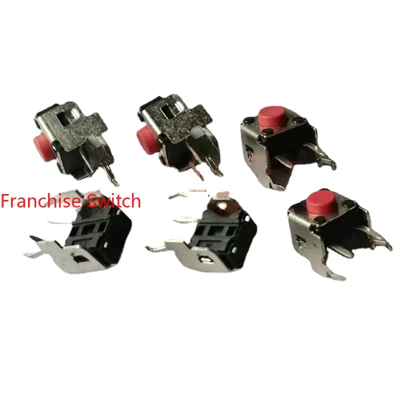 

10PCS DTSA-62R-V DIP Touch Switch 6*6*5MM Horizontal 2-pin With Bracket Press Micro-motion 665.