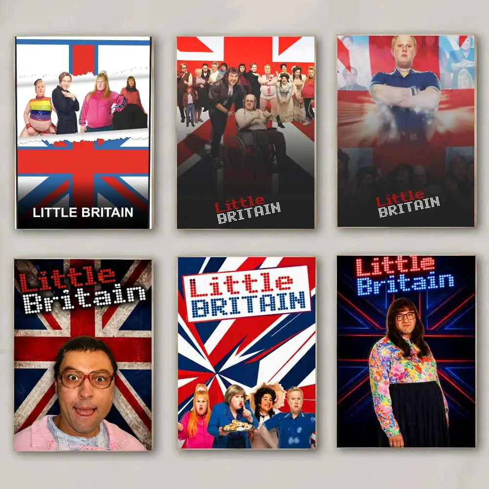 tv series L-Little Britain-N Poster Modern Wall Decal for Living Room Cafe Office Bar and Bedroom