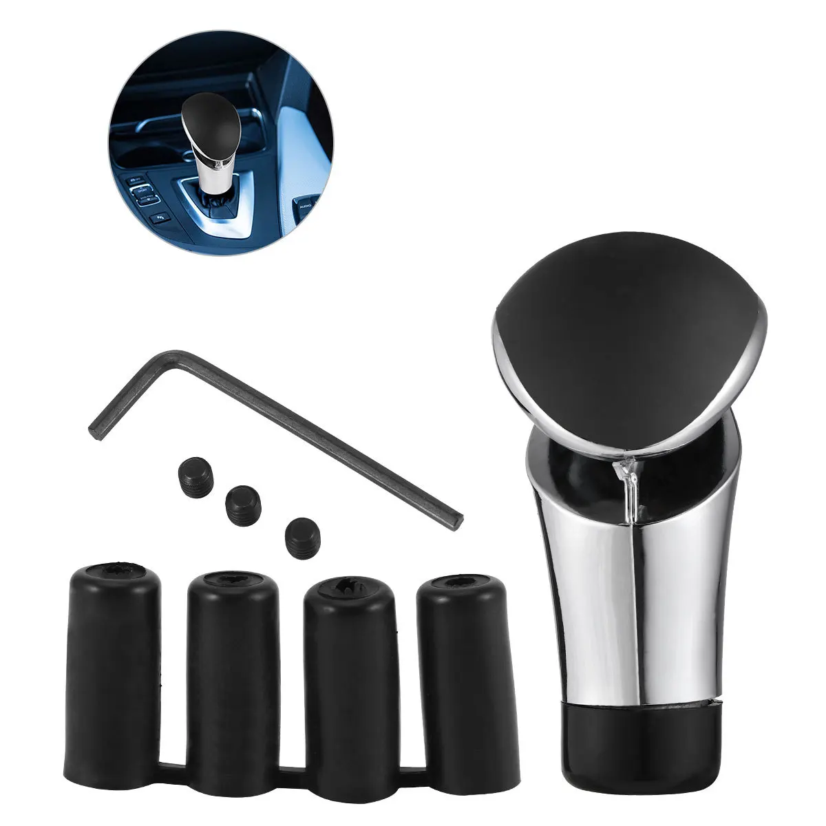 

Stick Shift Knobs Automatic Gear Handle Shifter Automobile Accessories Black