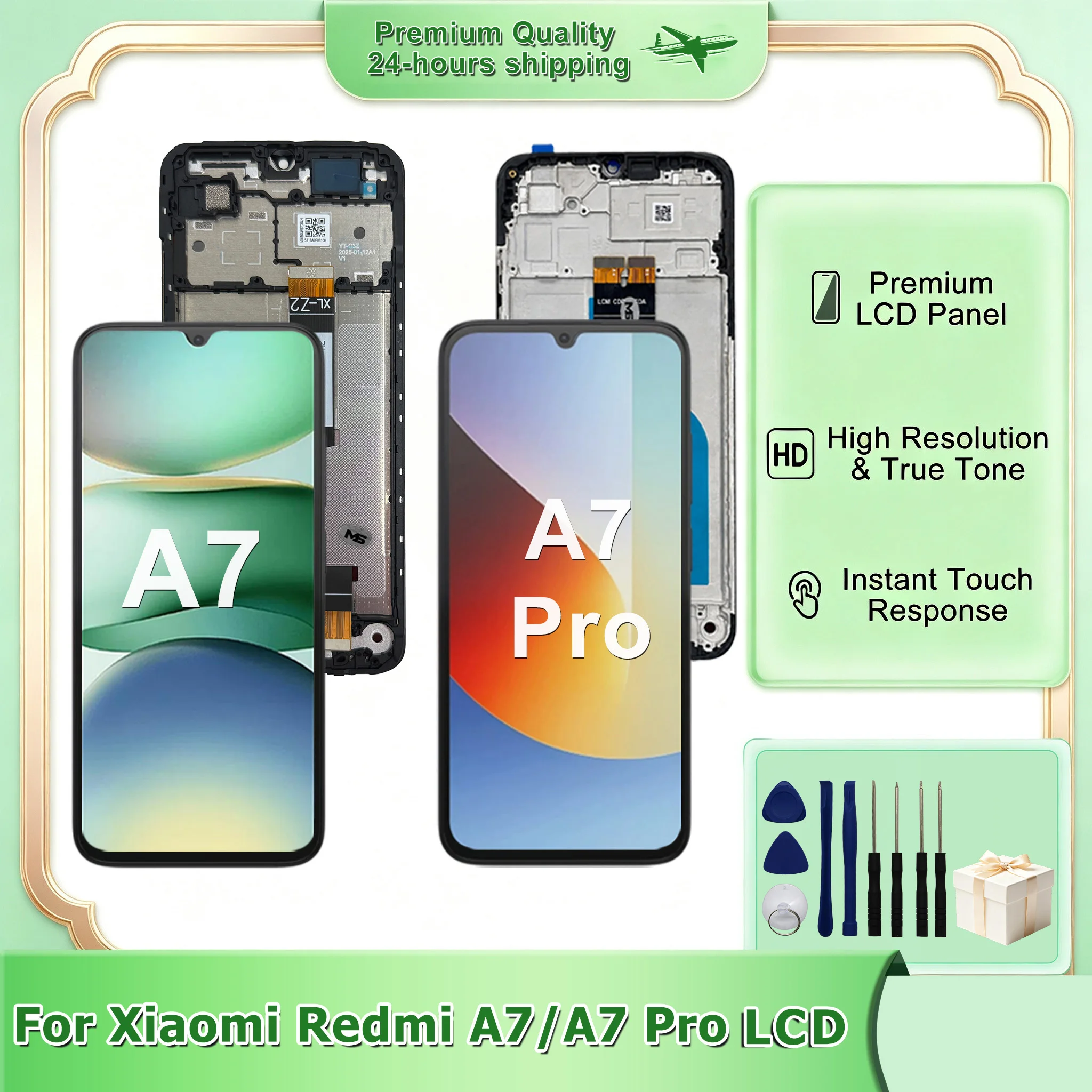 IPS For Xiaomi Redmi A7 Display 26020RNB4A LCD Touch Screen Panel Digitizer Assembly For Redmi A7 Pro 4G 5G LCD Replacement Part