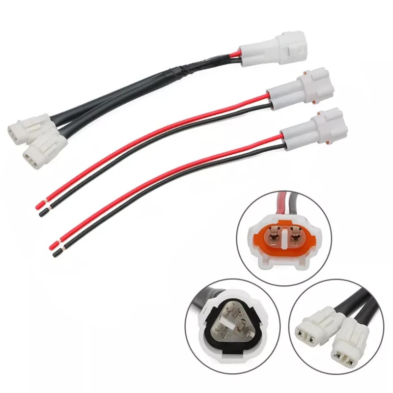 

Motorcycle Power Outlet Splitter Wiring Plug Kit USB Charger Grips Auxiliary Lights For Yamaha Tenere 700 Heated Grips Lights