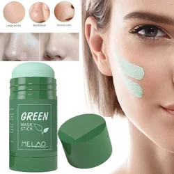 Palo de mascarilla de té verde para la cara, removedor de espinillas, limpieza profunda de poros, brillo, purificación Facial, mascarilla de barro de arcilla Matcha