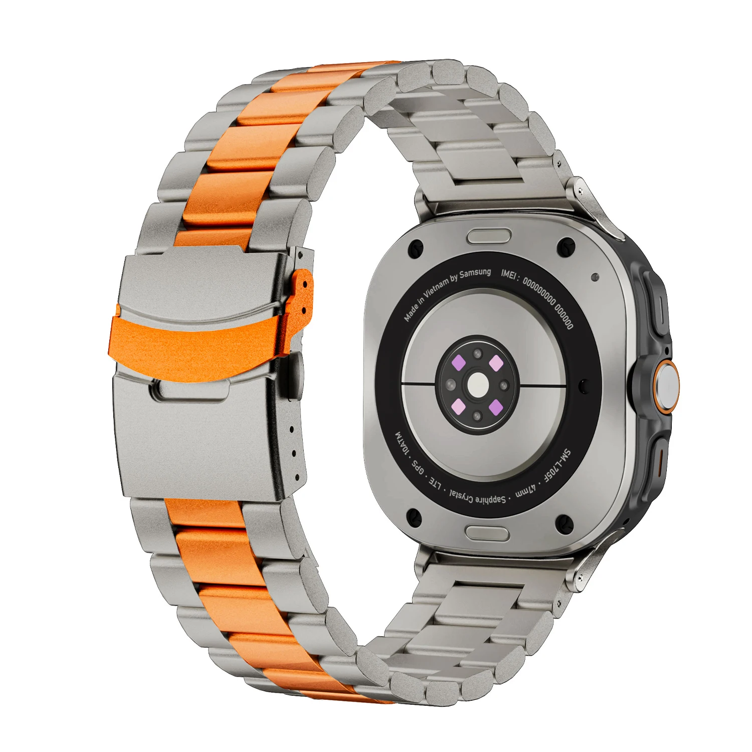 Metallarmband für Samsung Galaxy Watch Ultra2 2026 2025 Luxus Herrenarmband Edelstahlarmband für Samsung Galaxy Ultra 47mm. – Detail 24